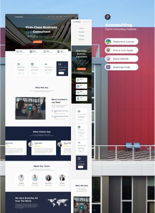Aconsulting - Figma Consulting Freebies