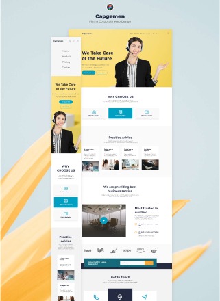 Capgemen - Figma Corporate Web Design