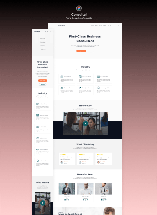 Consultal - Figma Consulting Template