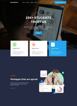 Course Better - Simple html template code for course