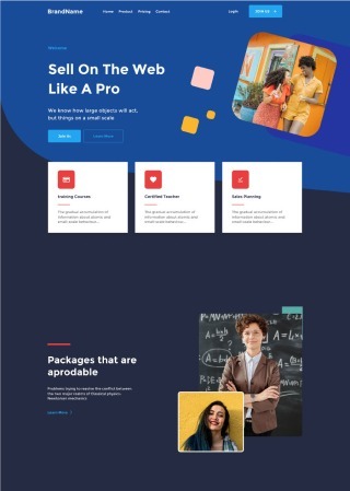Course Cocoon - Css bootstrap template for course