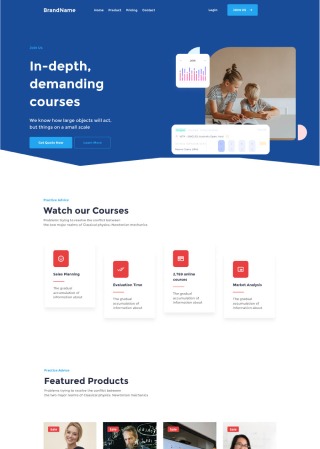 Course Digital - Bootstrap responsive website templates download for course