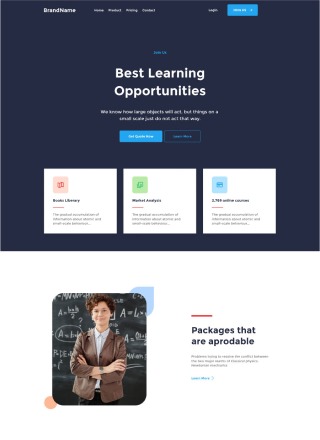 Course Neuro - Simple html template for course