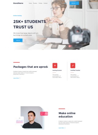 Course Succeed - Simple html template code for course