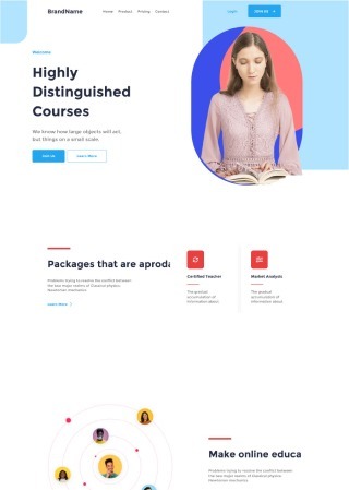 Coursedo - Simple html template for course