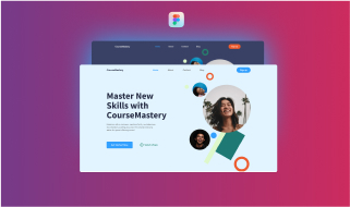 courseMastery: Figma Course Mastery UI Design