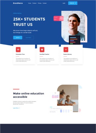 Coursezoid - Html css template for course