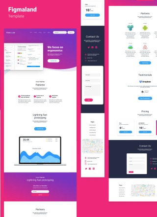 Figma converter Landing page