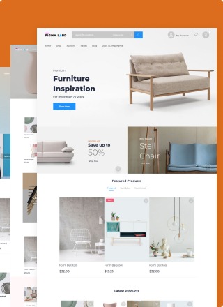 Cornerstone - Figma Interior Design Store Template