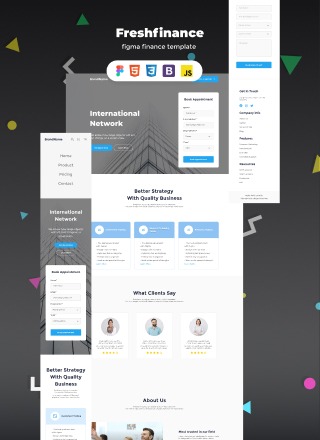 Freshfinance - figma finance template