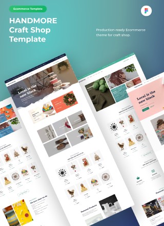 HANDMORE - Craft Ecommerce Figma Template