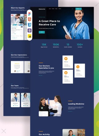 Medical Advance - html template code for medical