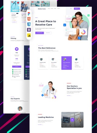 Medical Hardy - Html and Css template for medical