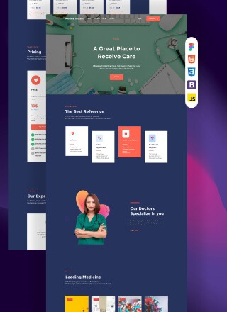 Medical Instant - Css bootstrap template for medical