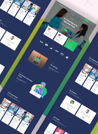 Medical Leader - simple html template for medical
