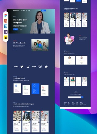 Medical Loyal - html template download for medical