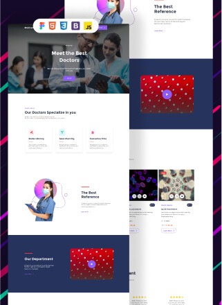 Medical Paramount - simple html template download for medical