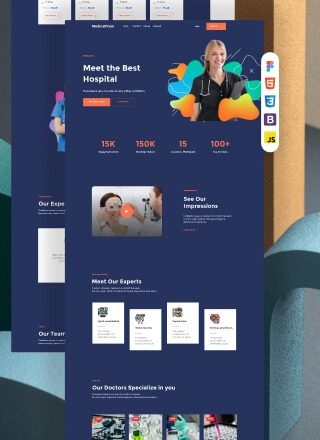 Medical Premier - basic html template for medical