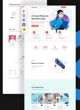 Medical Recover - html website template for medical