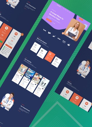 Medical Remarkable - html website template with source code for medical