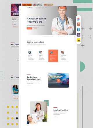 Medical Universal - responsive website template download html with css for medical