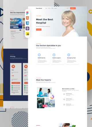 Medical Unleash - Html and Css template for medical