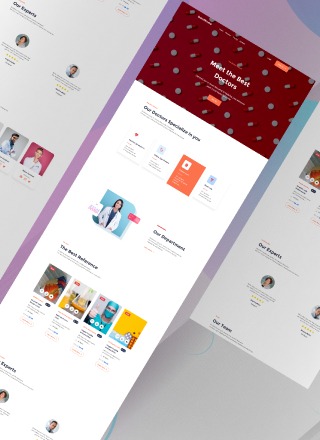 Medical Victory - html and css template with source code free download for medical