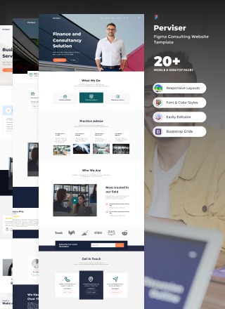 Perviser - Figma Consulting Website Template