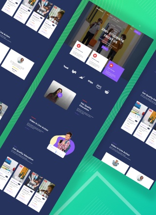 School Advance - html template code for school
