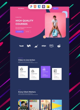 School Affordable - basic html template for school