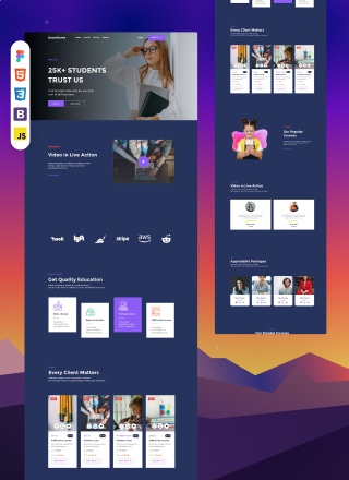 School Assured - html website template for school