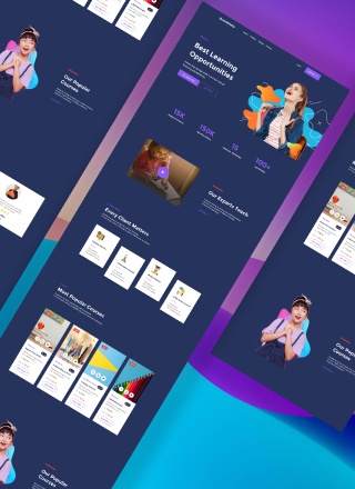 School Core - html website template with source code for school