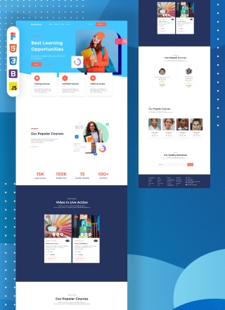 School Loyal - html template download for school