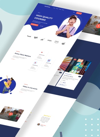 School Naturo - html template code for school