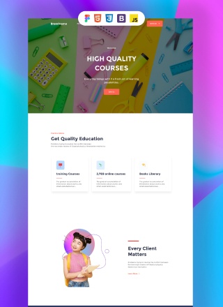 School Premier - basic html template for school