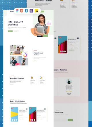 School Reliable - simple website template download html with css for school