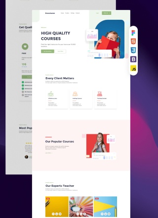 School Superior - bootstrap responsive website templates download for school