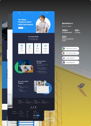 Servicewiz - Figma Service Template