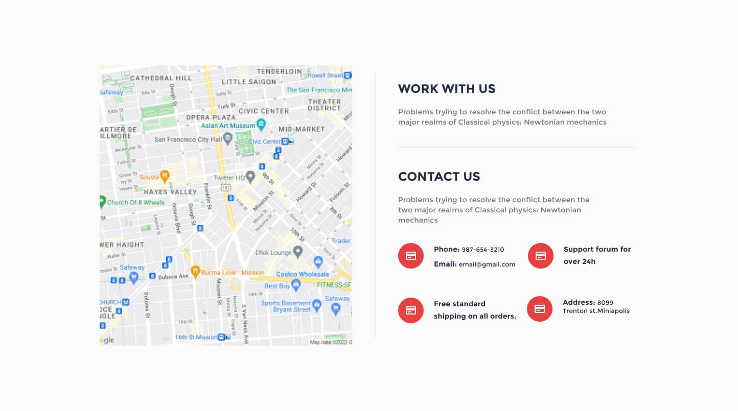 desktop view contact ui element preview 12
