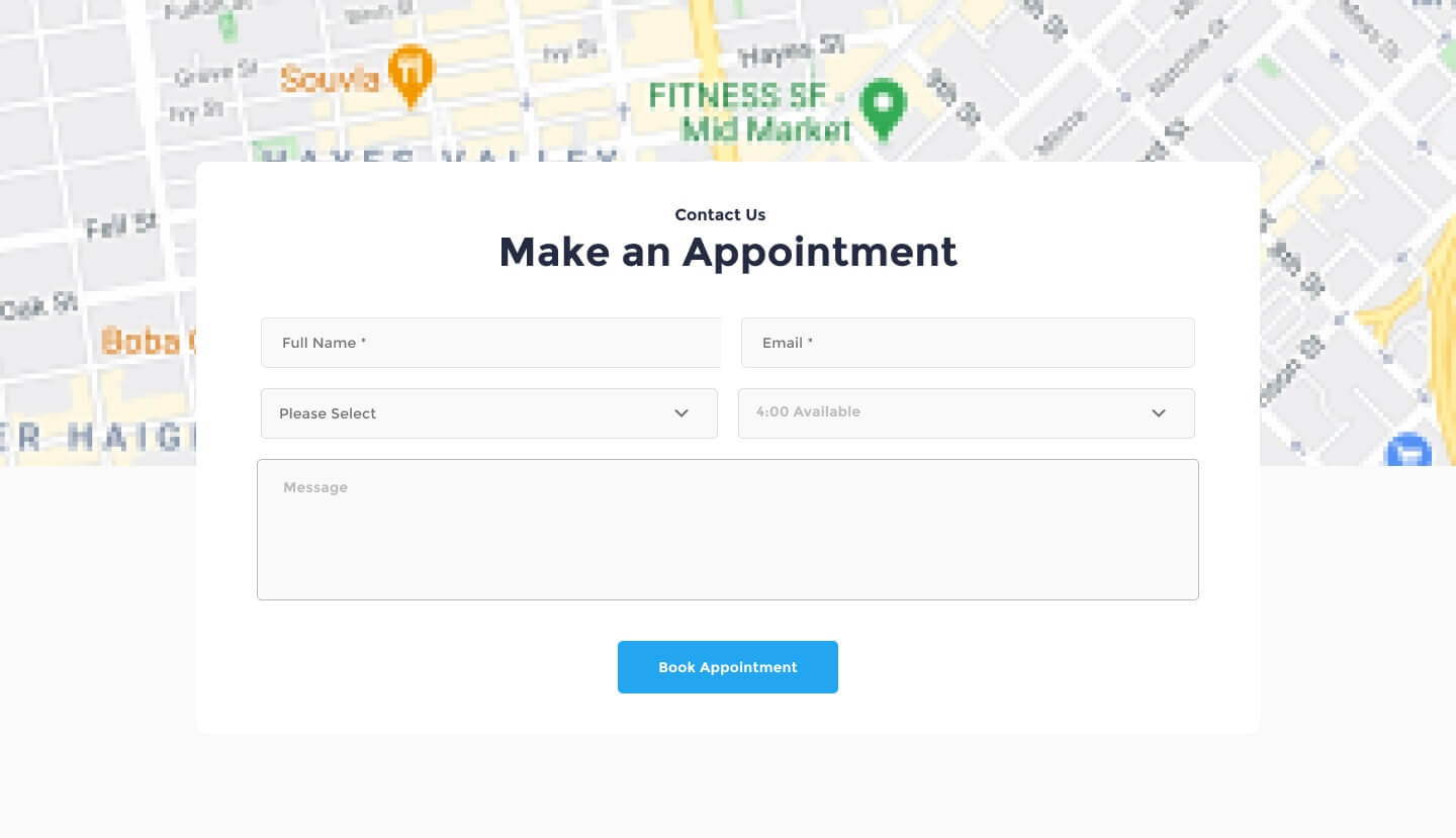 desktop view contact ui element preview 6
