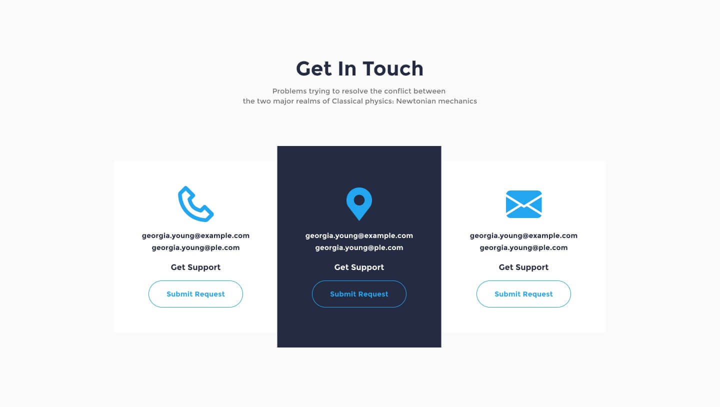 desktop view contact ui element preview 7
