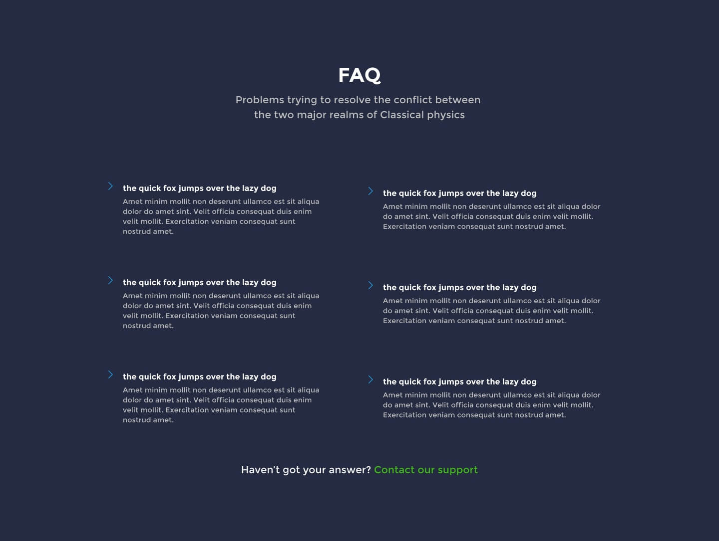 desktop view faq ui element preview 1