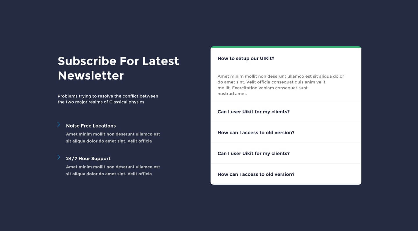 desktop view faq ui element preview 4