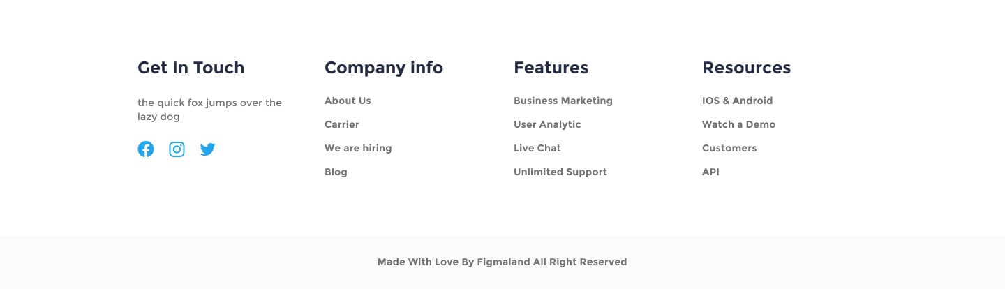 desktop view footer ui element preview 1