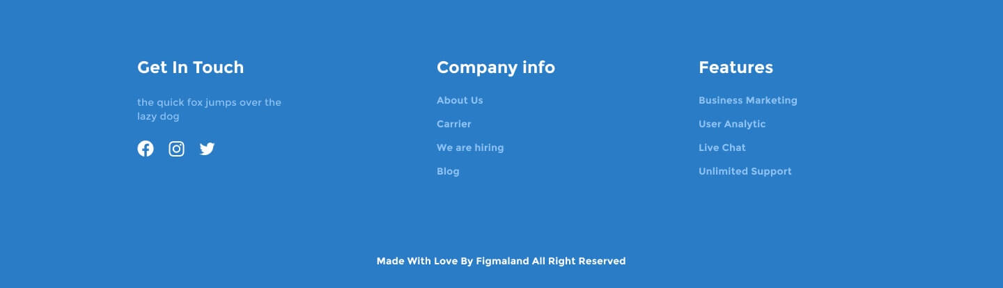desktop view footer ui element preview 5