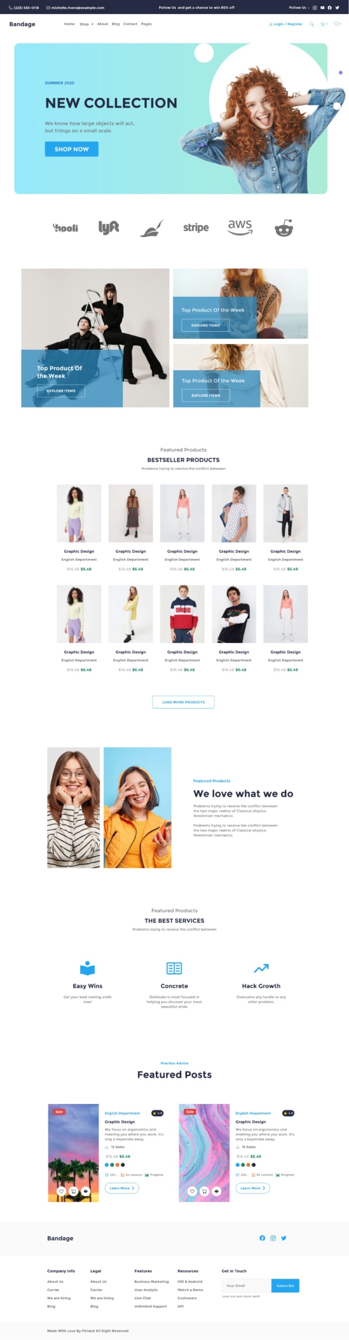 desktop view ecommerce web page preview 2