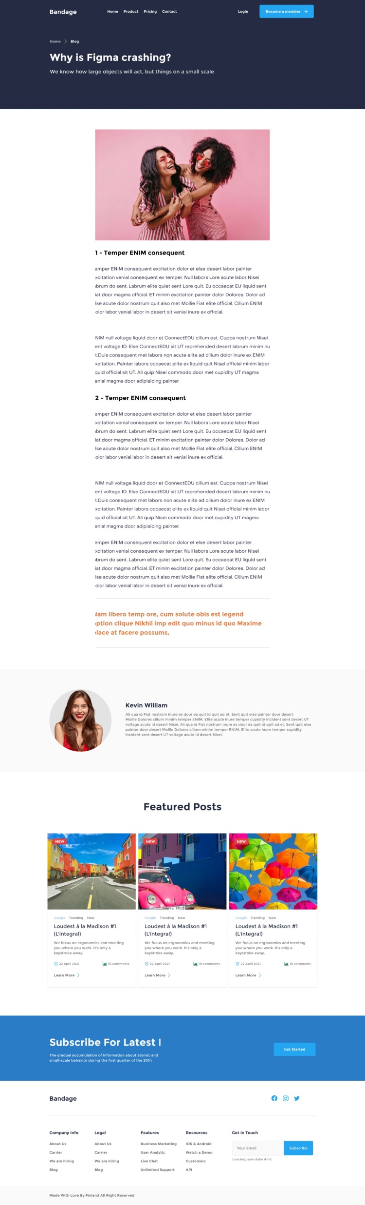 desktop view blog web page preview 1