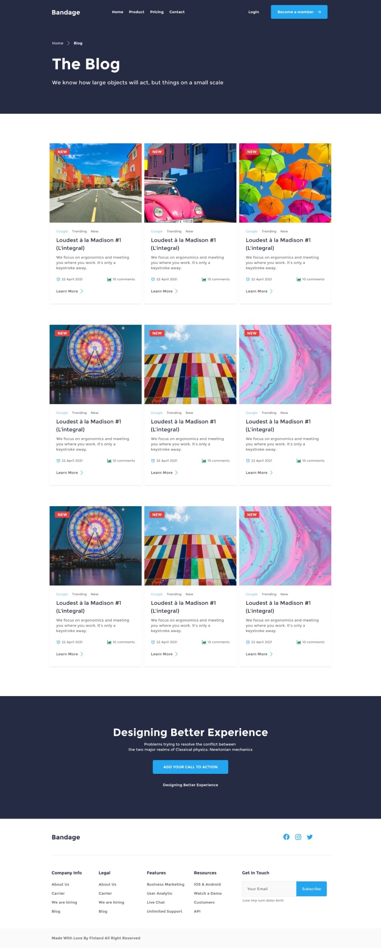 desktop view blog web page preview 1