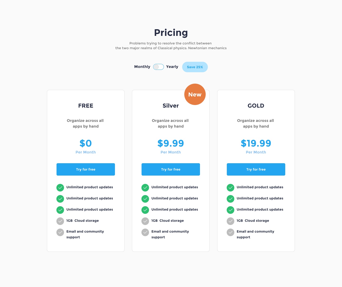 desktop view pricing ui element preview 4