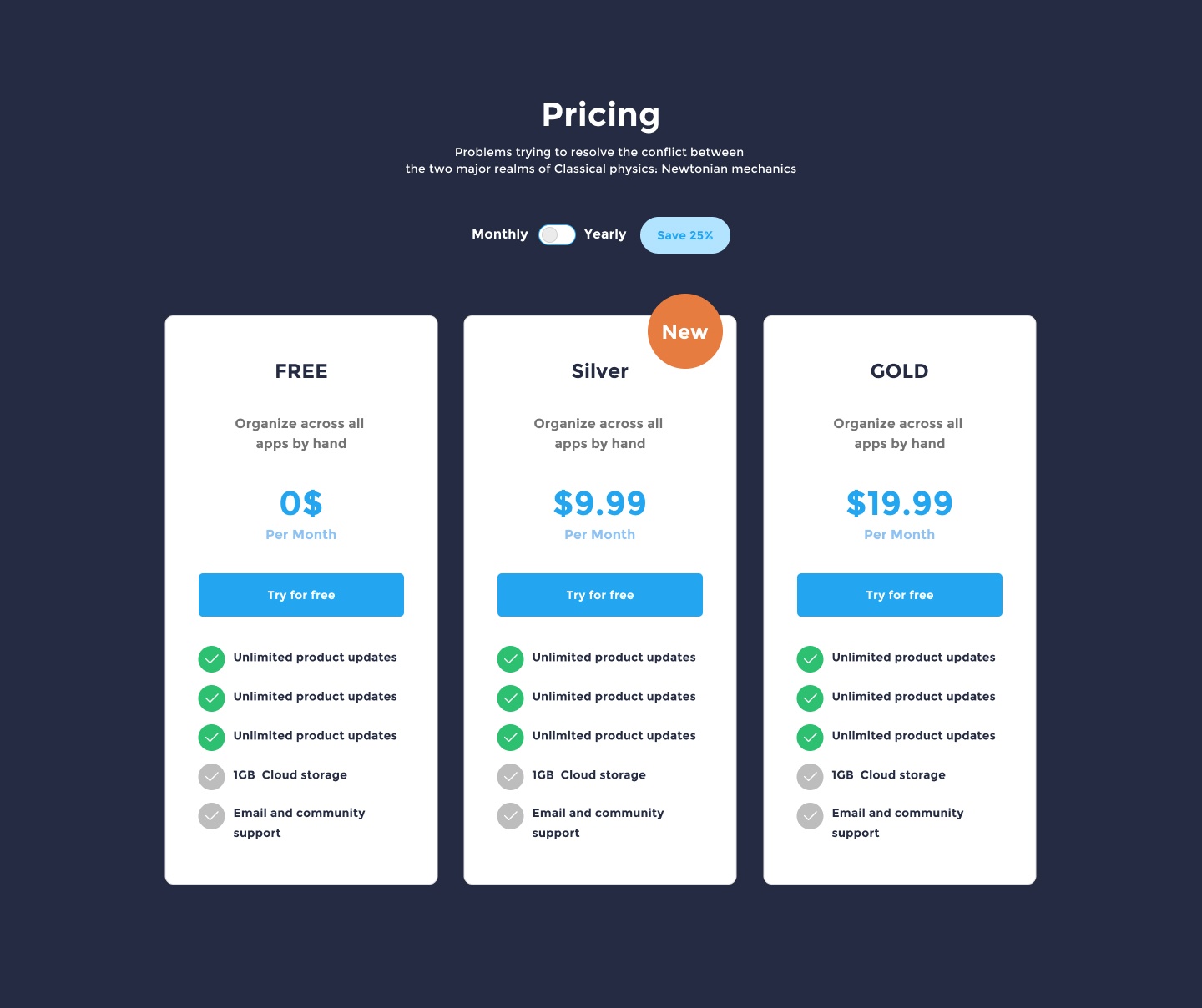 desktop view pricing ui element preview 8